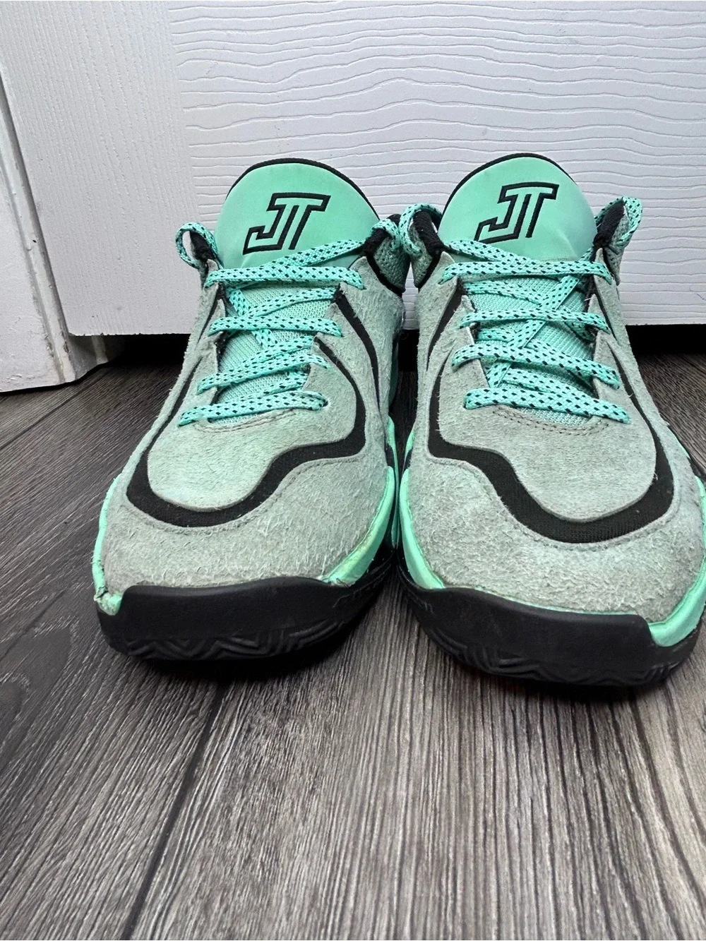Jordan Tatum 4 Green Glow US 7.5 Basketball Sneakers
